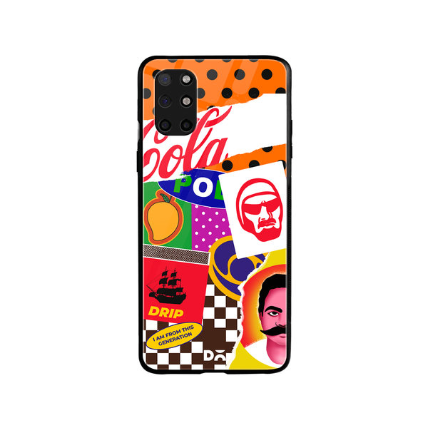 

DailyObjects 90's Rule Glass Case Cover For OnePlus 8T