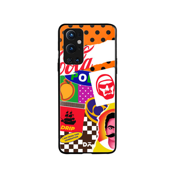 

DailyObjects 90's Rule Glass Case Cover For OnePlus 9 Pro