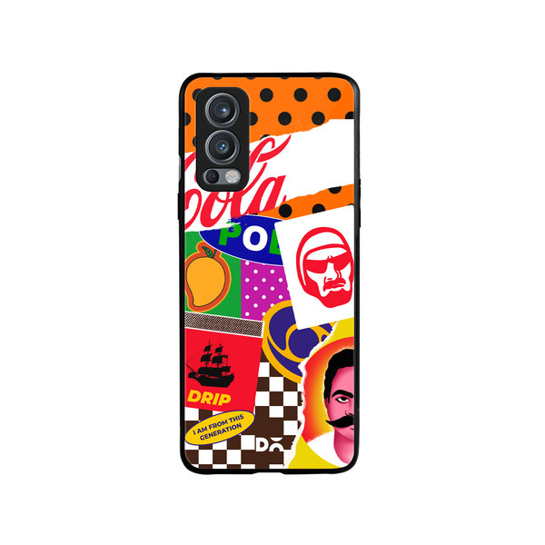 

DailyObjects 90's Rule Glass Case Cover For OnePlus Nord 2