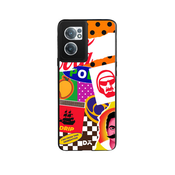 

DailyObjects 90's Rule Glass Case Cover For OnePlus Nord CE 2