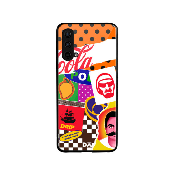 

DailyObjects 90's Rule Glass Case Cover For OnePlus Nord CE