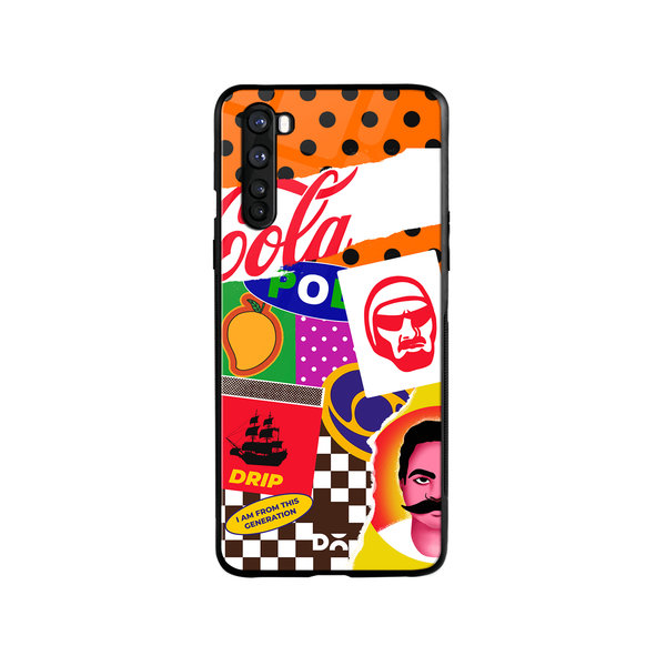 

DailyObjects 90's Rule Glass Case Cover For OnePlus Nord