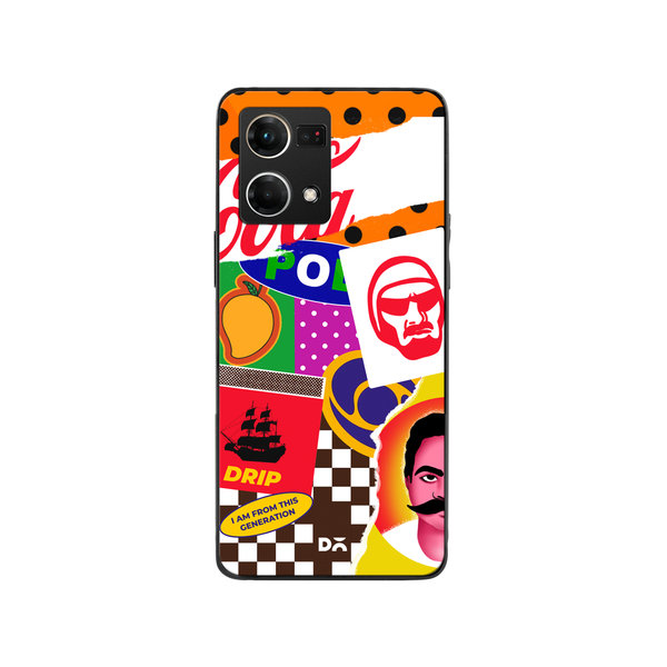 

DailyObjects 90's Rule Glass Case Cover For Oppo F21 Pro
