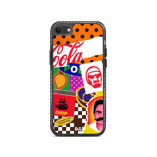 

DailyObjects 90's Rule Stride 2.0 Case Cover For iPhone 8