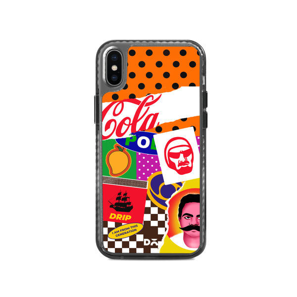 

DailyObjects 90's Rule Stride 2.0 Case Cover For iPhone XS