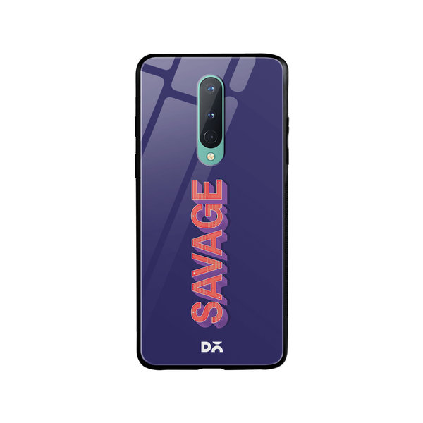 DailyObjects A Savage Glass Case Cover For OnePlus 8