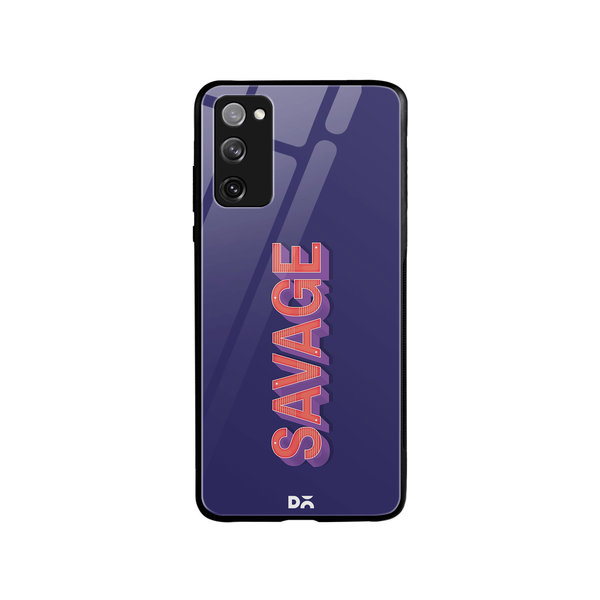 DailyObjects A Savage Glass Case Cover For Samsung Galaxy S20 FE