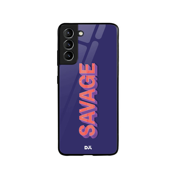 

DailyObjects A Savage Glass Case Cover For Samsung Galaxy S21