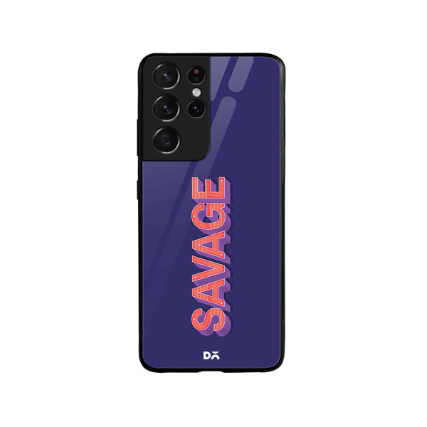 

DailyObjects A Savage Glass Case Cover For Samsung Galaxy S21 Ultra