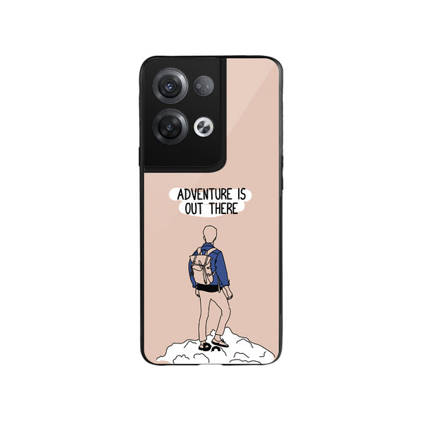 

DailyObjects Adventure Out Glass Case Cover For Oppo Reno 8