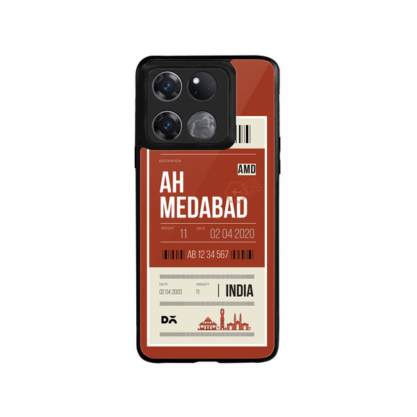 

DailyObjects Ahmedabad City Tag Glass Case Cover For OnePlus Ace Racing