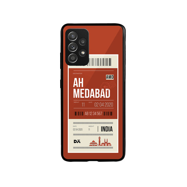 

DailyObjects Ahmedabad City Tag Glass Case Cover For Samsung Galaxy A52