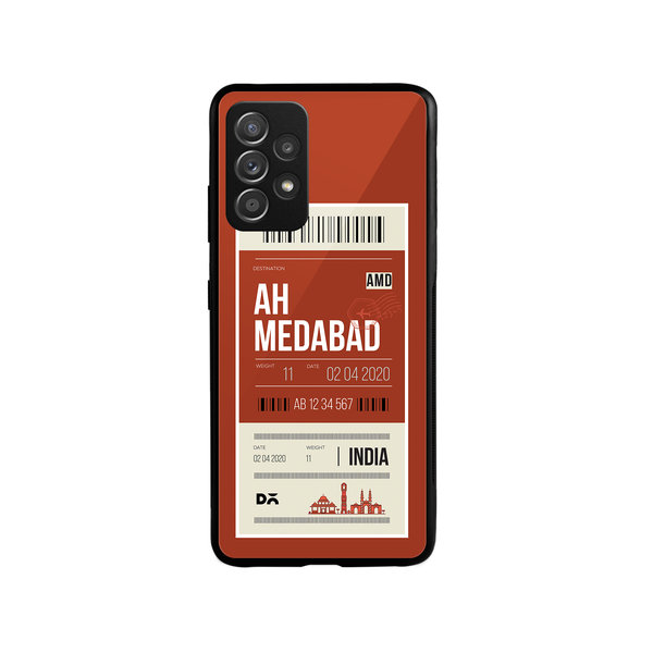 

DailyObjects Ahmedabad City Tag Glass Case Cover For Samsung Galaxy A53