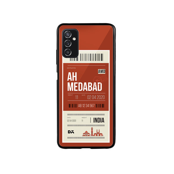 

DailyObjects Ahmedabad City Tag Glass Case Cover For Samsung Galaxy M52