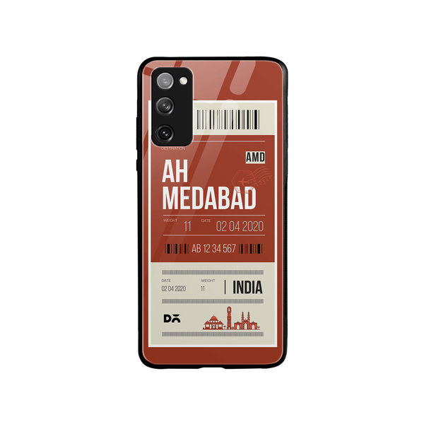 

DailyObjects Ahmedabad City Tag Glass Case Cover For Samsung Galaxy S20 FE