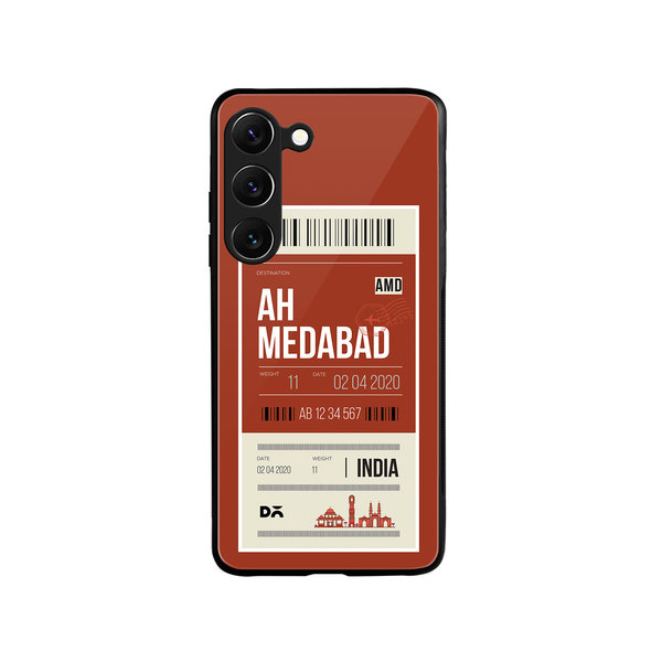 

DailyObjects Ahmedabad City Tag Glass Case Cover For Samsung Galaxy S23