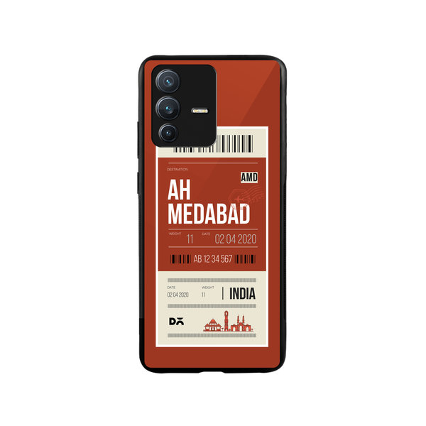 

DailyObjects Ahmedabad City Tag Glass Case Cover For Vivo V23 Pro