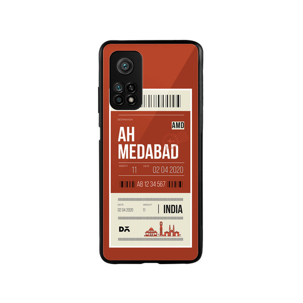 

DailyObjects Ahmedabad City Tag Glass Case Cover For Xiaomi Mi 10T