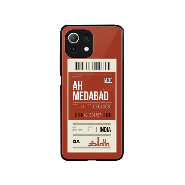 

DailyObjects Ahmedabad City Tag Glass Case Cover For Xiaomi Mi 11 Lite