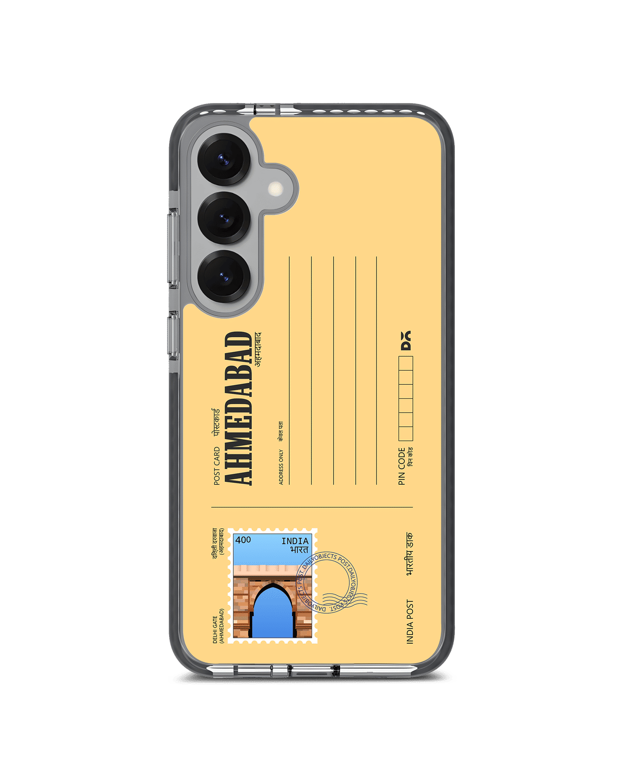 Ahmedabad Delhi Gate Postcard Stride 3.0 Magnetic Case Cover For Samsung Galaxy S25