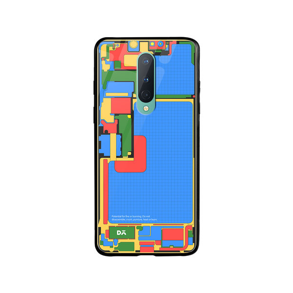 

DailyObjects Ai-Phone Glass Case Cover For OnePlus 8