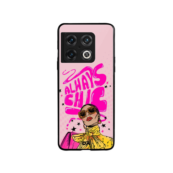 

DailyObjects Always Chic Glass Case Cover For OnePlus 10 Pro