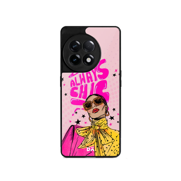 

DailyObjects Always Chic Glass Case Cover For OnePlus 11R