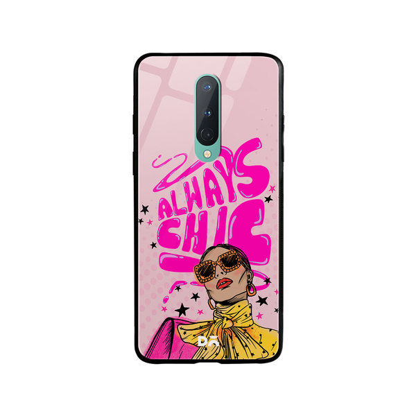 

DailyObjects Always Chic Glass Case Cover For OnePlus 8
