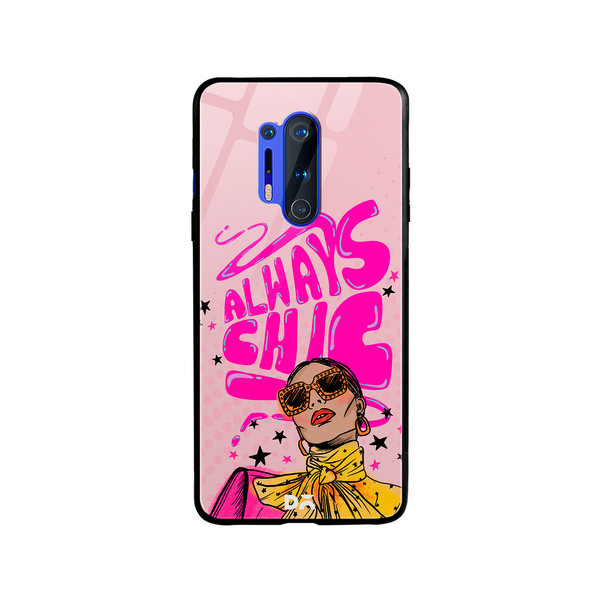 

DailyObjects Always Chic Glass Case Cover For OnePlus 8 Pro