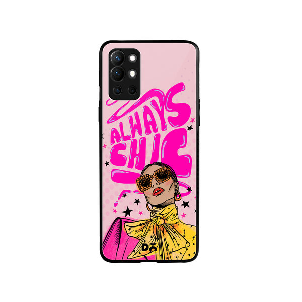 

DailyObjects Always Chic Glass Case Cover For OnePlus 9R