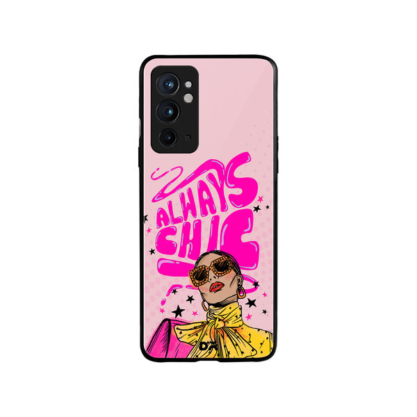 

DailyObjects Always Chic Glass Case Cover For OnePlus 9RT