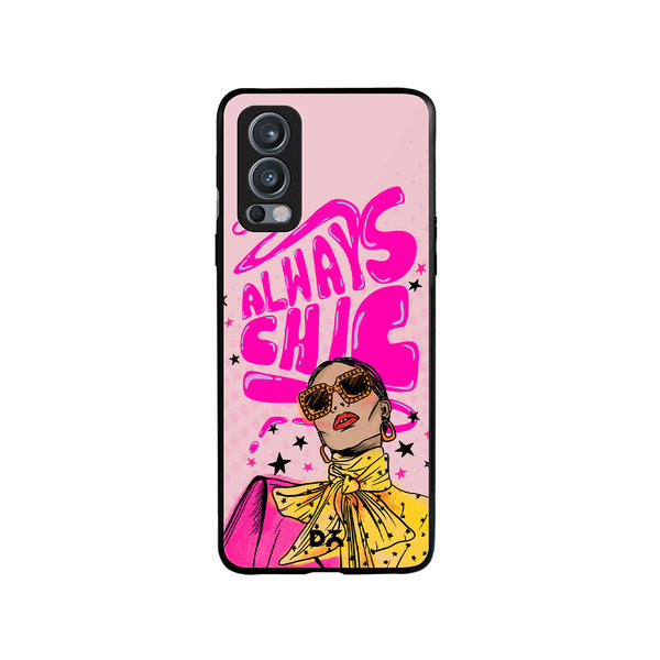 

DailyObjects Always Chic Glass Case Cover For OnePlus Nord 2