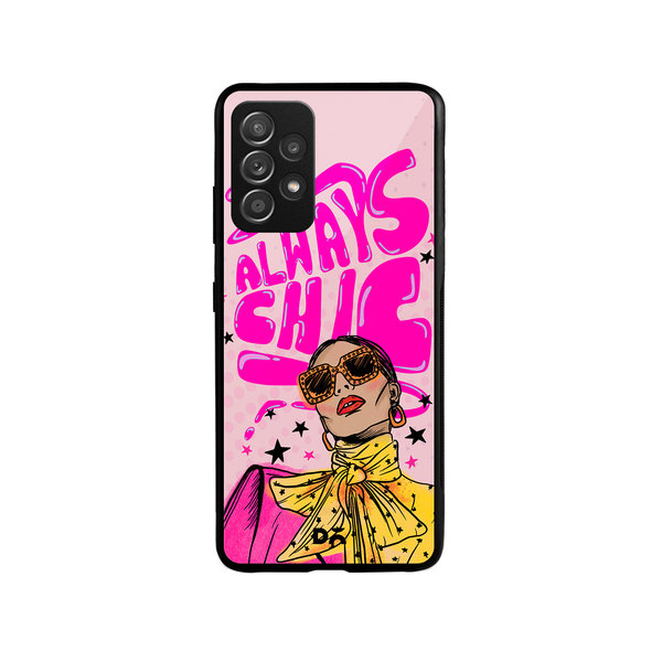 

DailyObjects Always Chic Glass Case Cover For Samsung Galaxy A52