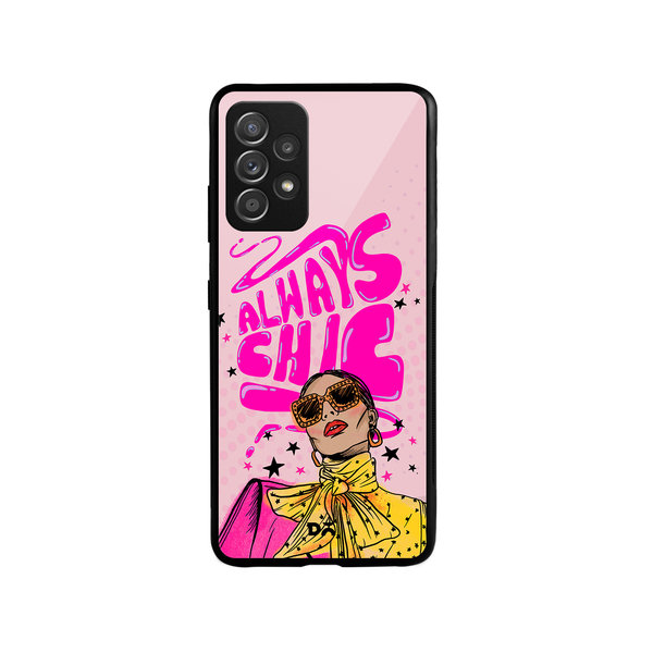 

DailyObjects Always Chic Glass Case Cover For Samsung Galaxy A53