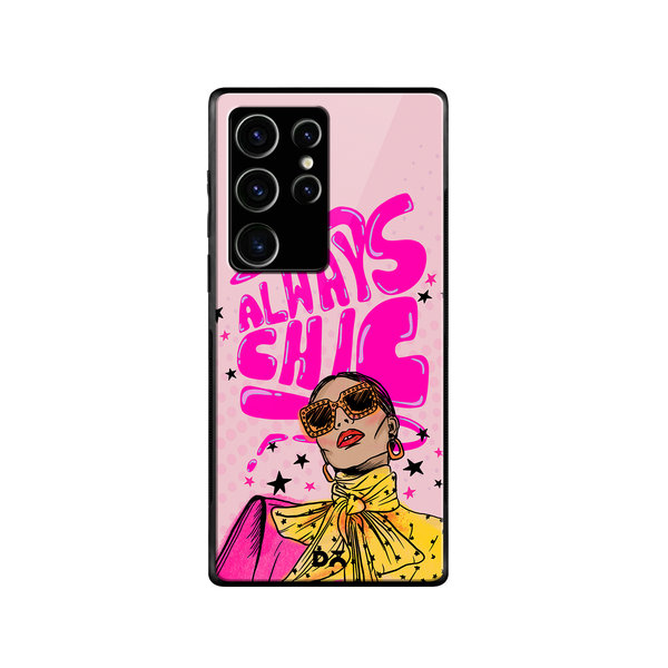 

DailyObjects Always Chic Glass Case Cover For Samsung Galaxy S23 Ultra