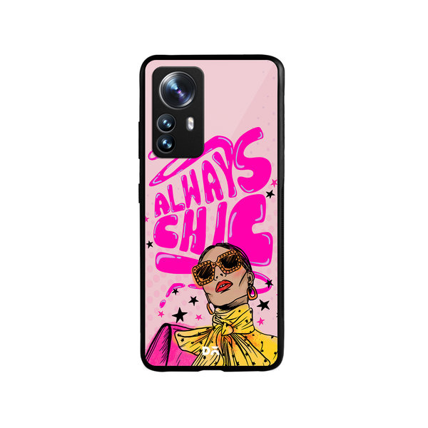

DailyObjects Always Chic Glass Case Cover For Xiaomi 12 Pro