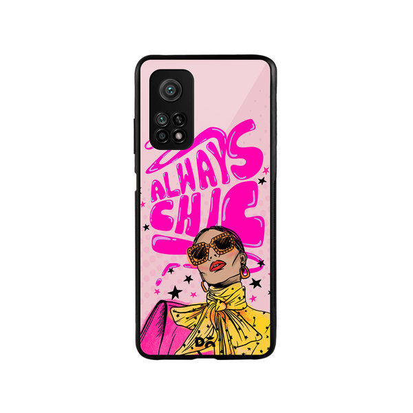 

DailyObjects Always Chic Glass Case Cover For Xiaomi Mi 10T