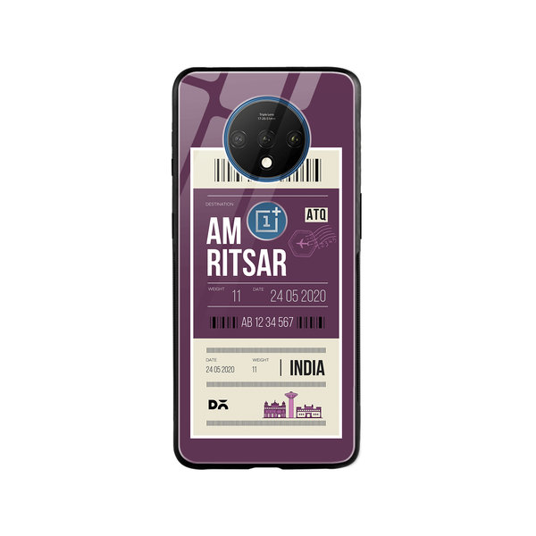 

DailyObjects Amritsar City Tag Glass Case Cover For OnePlus 7T