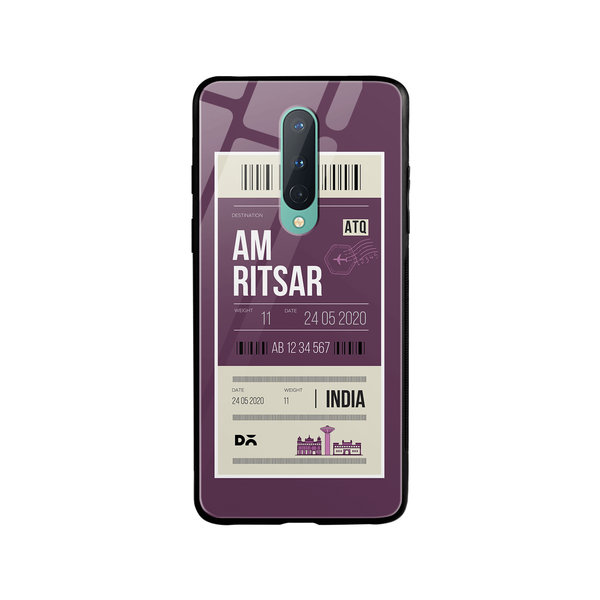 

DailyObjects Amritsar City Tag Glass Case Cover For OnePlus 8