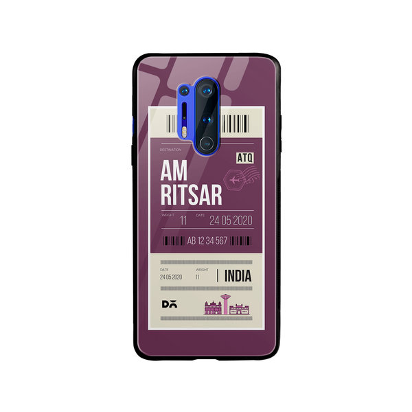 

DailyObjects Amritsar City Tag Glass Case Cover For OnePlus 8 Pro