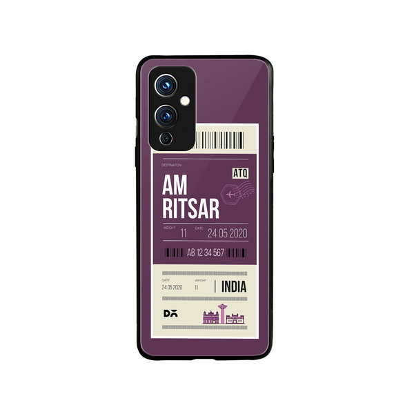 

DailyObjects Amritsar City Tag Glass Case Cover For OnePlus 9