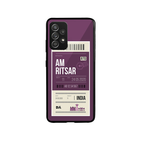 

DailyObjects Amritsar City Tag Glass Case Cover For Samsung Galaxy A52