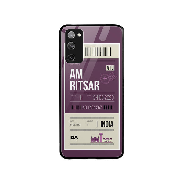 

DailyObjects Amritsar City Tag Glass Case Cover For Samsung Galaxy S20 FE