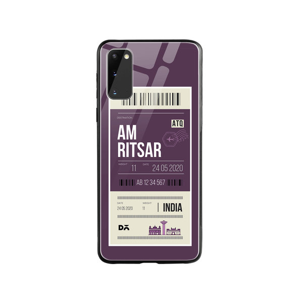 

DailyObjects Amritsar City Tag Glass Case Cover For Samsung Galaxy S20