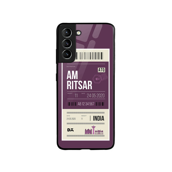 

DailyObjects Amritsar City Tag Glass Case Cover For Samsung Galaxy S21 FE