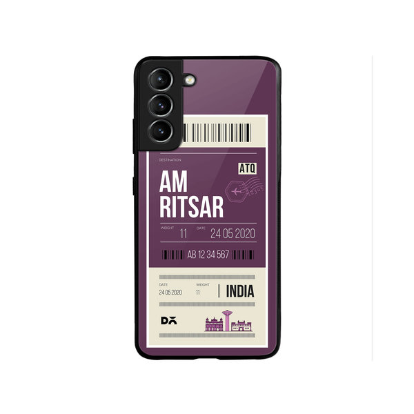 

DailyObjects Amritsar City Tag Glass Case Cover For Samsung Galaxy S22 Plus