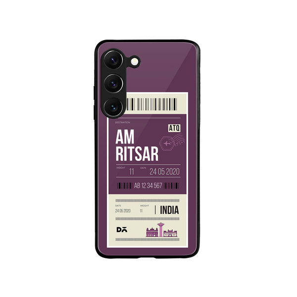 

DailyObjects Amritsar City Tag Glass Case Cover For Samsung Galaxy S23