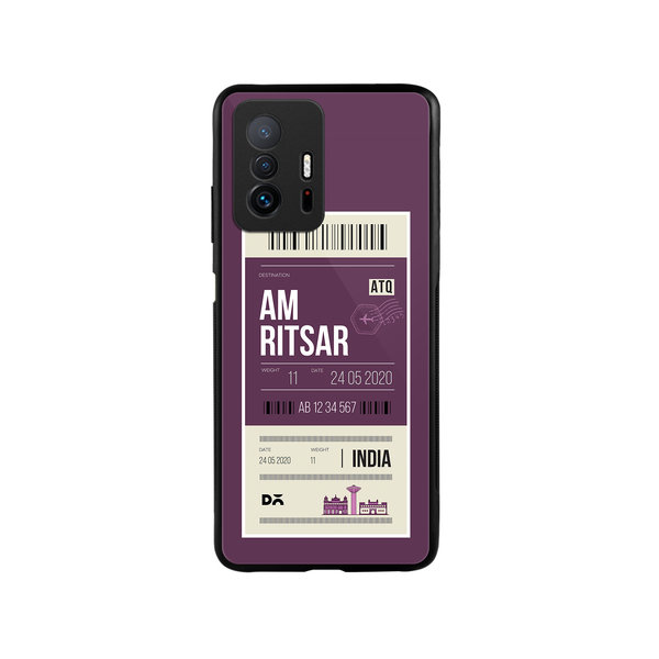 

DailyObjects Amritsar City Tag Glass Case Cover For Xiaomi 11T
