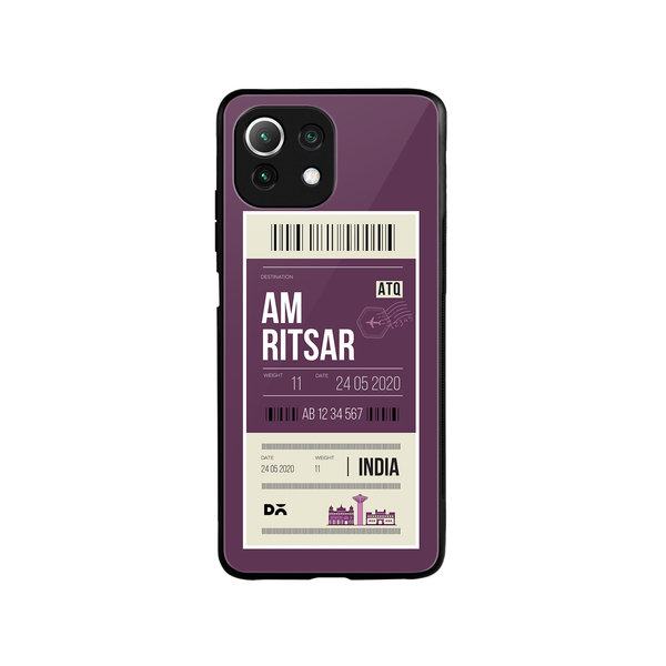 

DailyObjects Amritsar City Tag Glass Case Cover For Xiaomi Mi 11 Lite