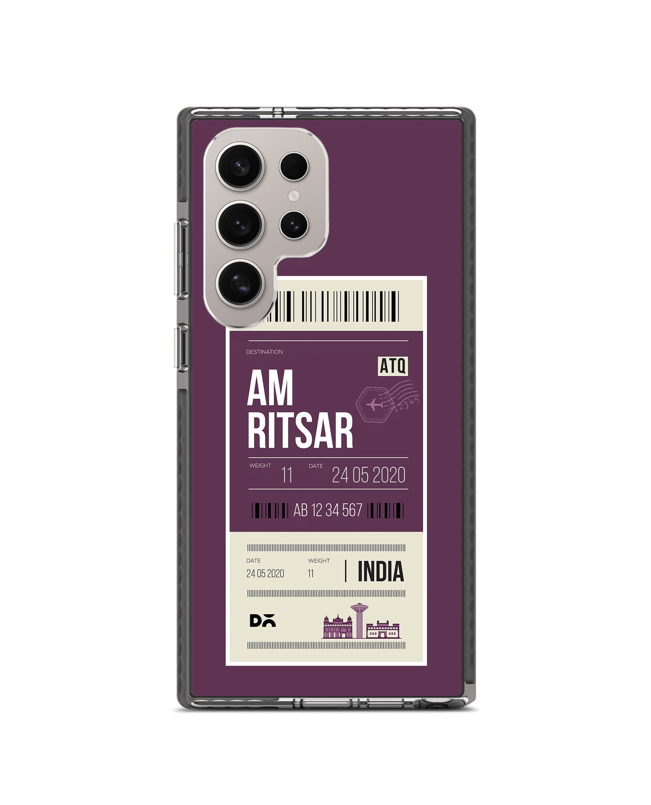 Amritsar City Tag Stride 3.0 Magnetic Case Cover For Samsung Galaxy S24 Ultra